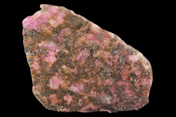 Polished Cobaltoan Calcite Slab - Congo #95006